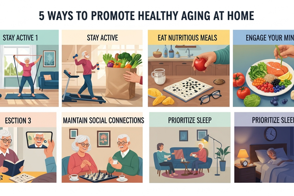 5 Ways to Promote Healthy Aging at Home