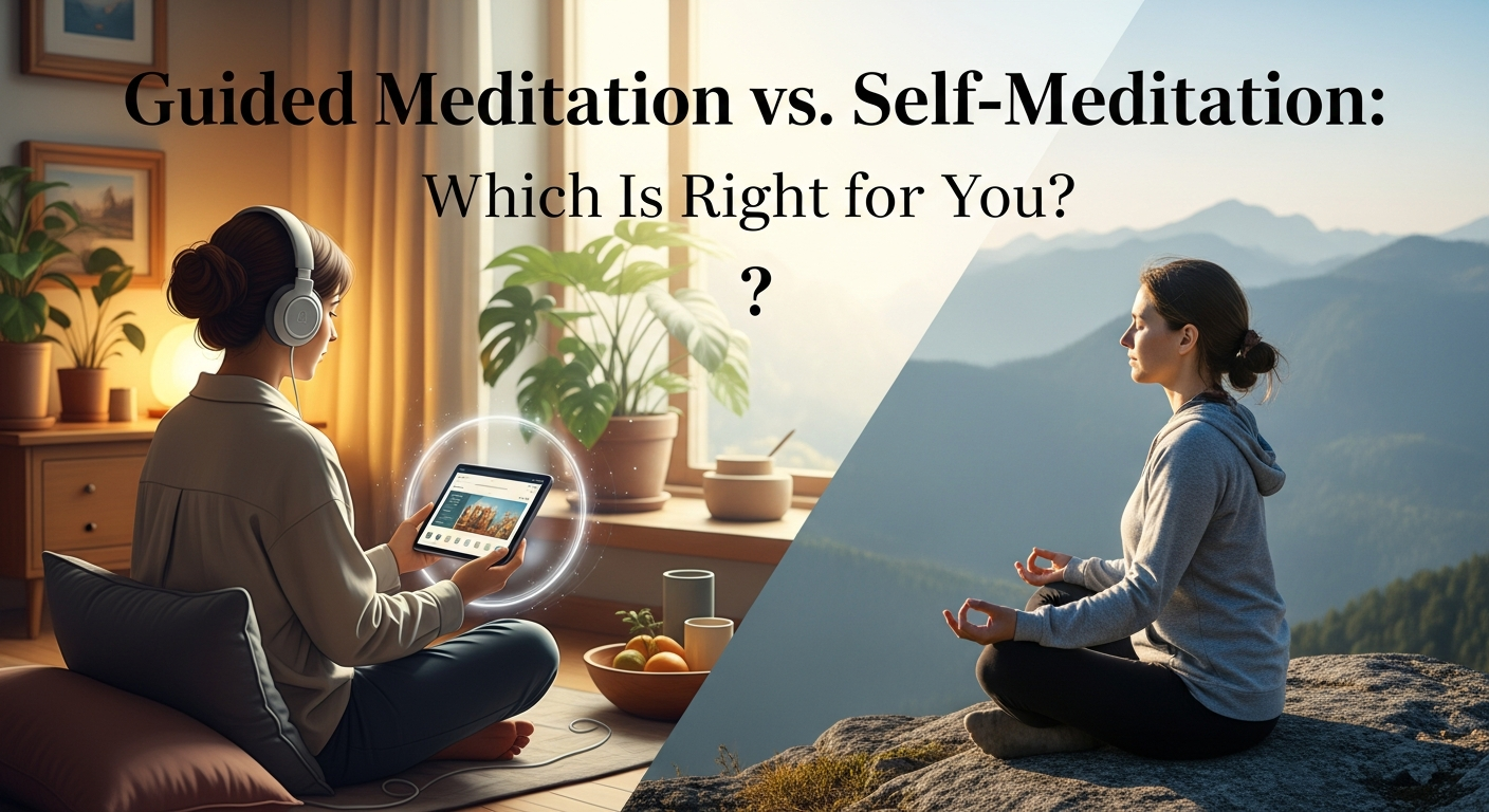 Guided Meditation vs. Self-Meditation: Which Is Right for You?