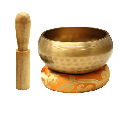 Handmade Buddha Singing Bowl-hand Hammered Engraved Bowls-tibetan Sound Bowl for Yoga Training Vipassana Sahasrara and Prayer