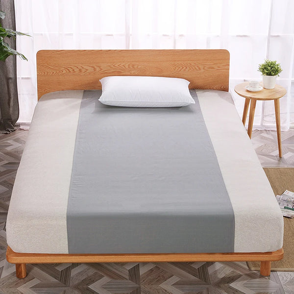 Grounding Sheet Sleep better Cotton grey Silver Half bed Sheet  Antimicrobial Fabric Conductive Grounding earthing sleep