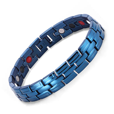 Healing Magnetic Bracelet Men/Woman 316L Stainless Steel 4in1 Health Care Elements FIR GermaniumBracelet Hand Chain