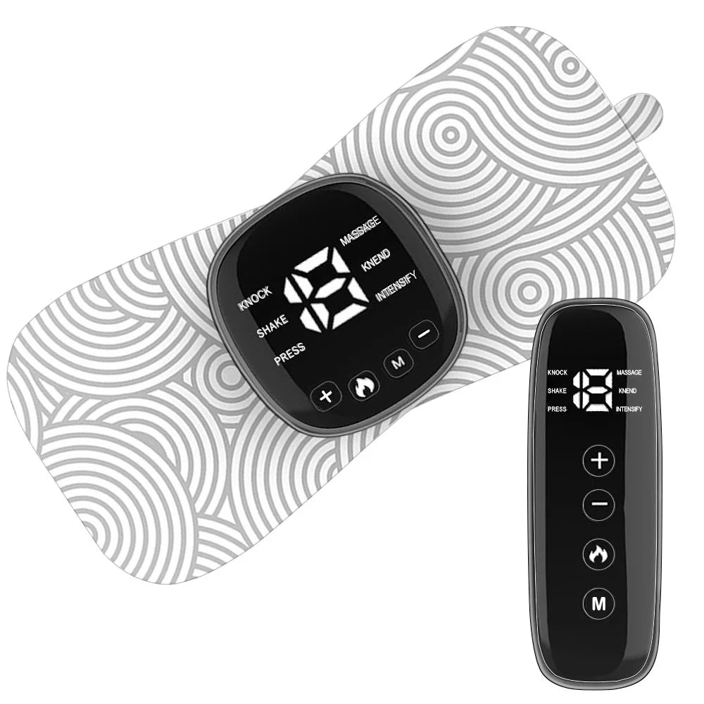 ‌EMS Microcurrent Muscle Relief Patch w/ Heat Therapy & Low-Frequency Pulse - Soothe Post-Workout Pain, Relaxation