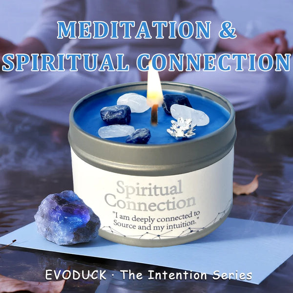 Healing Candles, Spiritual Meditation Scented Candle Women Mom, Premium Natural Fragrance Soy Wax for Relaxation Stress Relief
