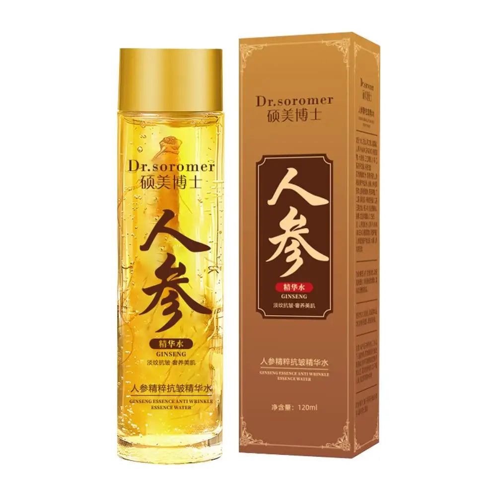 Ginseng Essence Golden Ginseng Extract Liquid Essences Hyaluronic Acid Nicotinamide Facial Essence Moisturizing Serum Skin Care