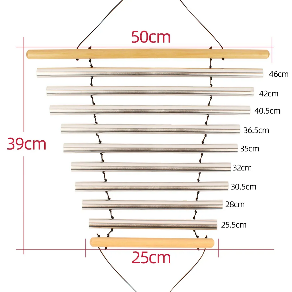 Handheld Wind Chime Sound Healing Bells Meditation Professional Percussion Instruments Tibetan Outdoor Landscape Wind Chimes