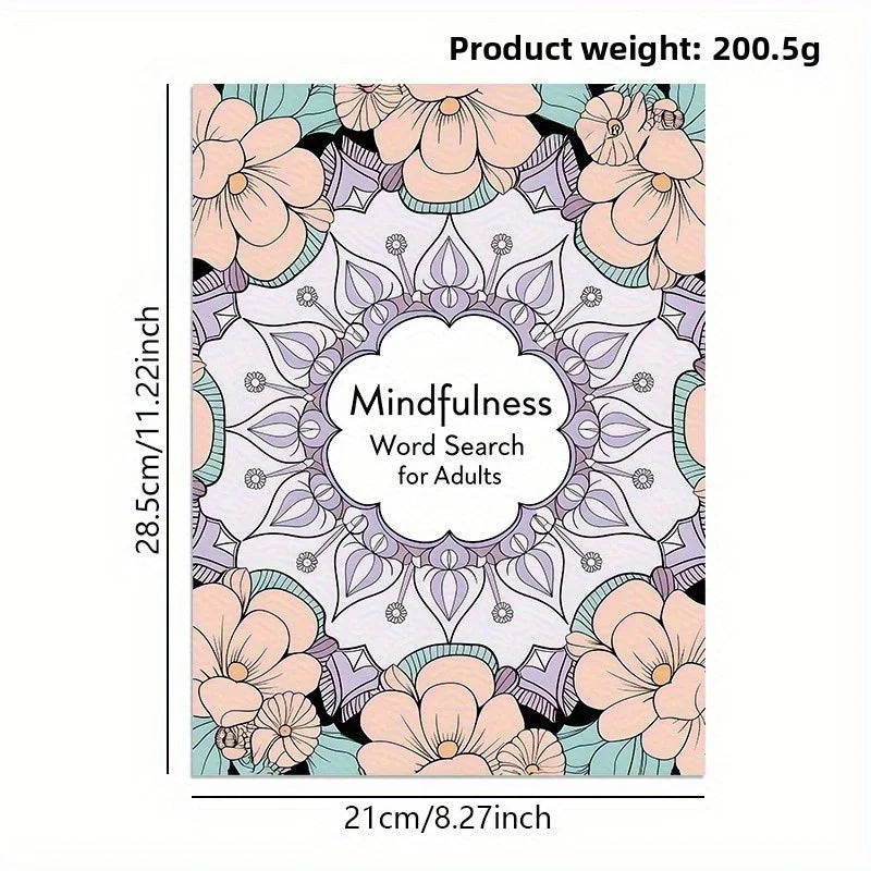 Mindfulness Word Search - 100 Relaxing Puzzles for Stress Relief & Focus