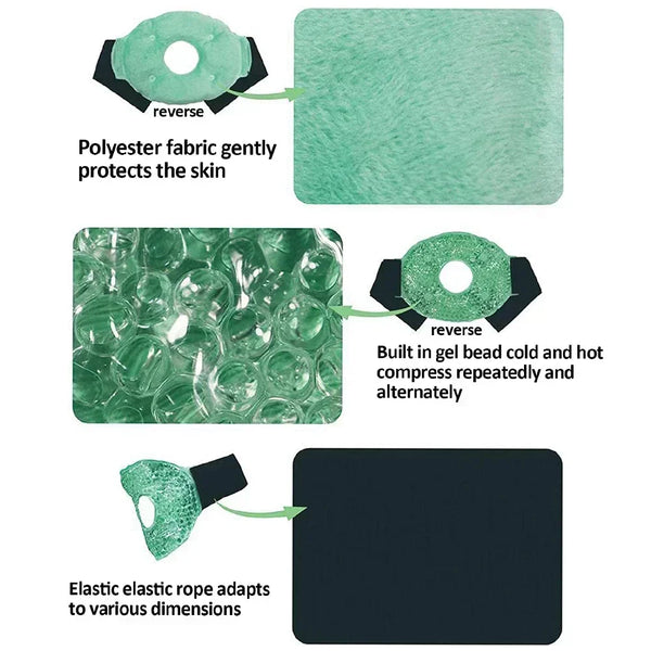 Reusable Hot Cold Gel Pack for First Aid Sports Muscle Pain Ice Heat Pad Knee Support Pain Relief Sports Knee Foot Care Pads