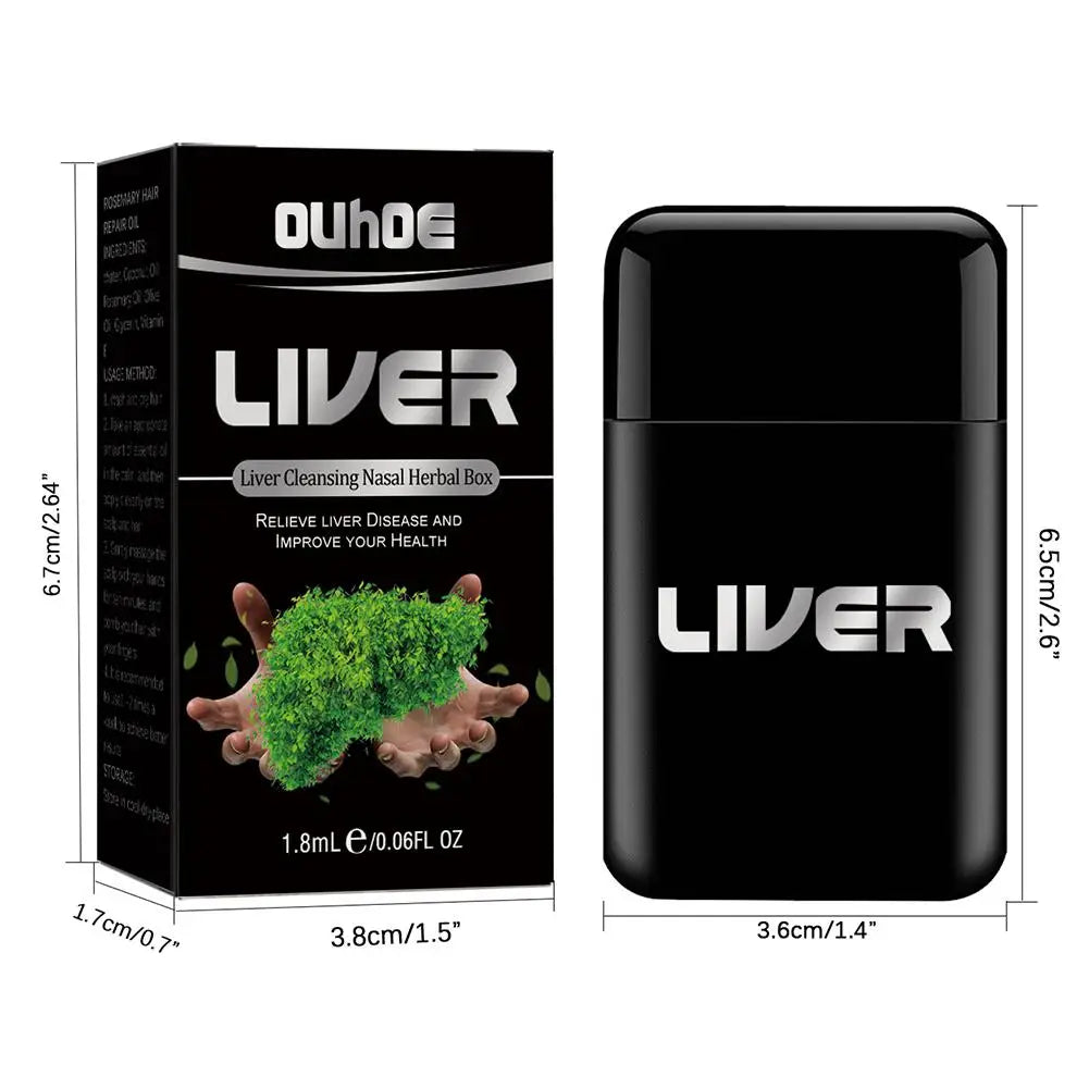 Herbal Liver Protection Cleansing Nasal Box Repair Nasal Blocked For Men And Female Relieve Nasal Congestion Beauty Health E3W1