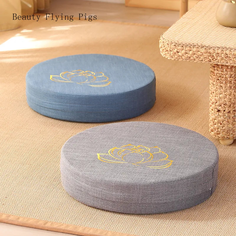 40X6CM Yoga  Meditate PEP Hard Texture Meditation Cushion  Backrest Pillow  Japanese Tatami Mat  Removable and Washable