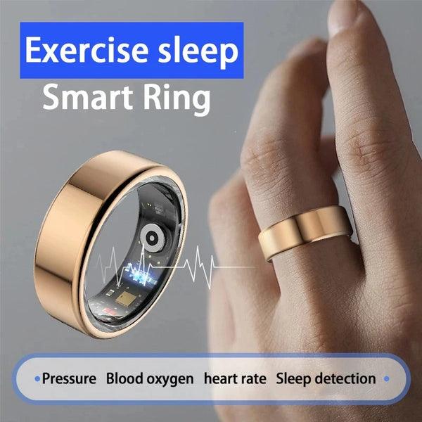 Smart Ring 2025 Smartring R02 Health Monitoring IP68 Waterproof Multi-sport Modes Bluetooth Sleep Tracker Finger Ring Man