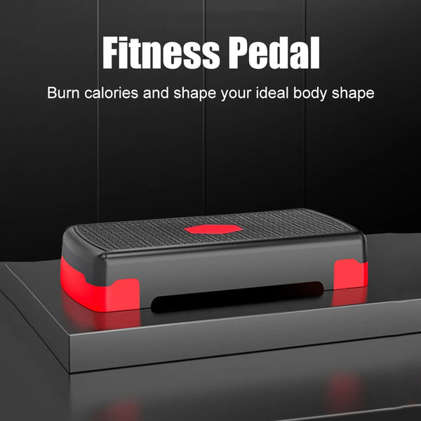 Aerobic Fitness Stepper Fitness Height Step Pedal Cardio Pedal Exerciser Stable 200KG Load Home Training Gym Exercise Foot Pedal