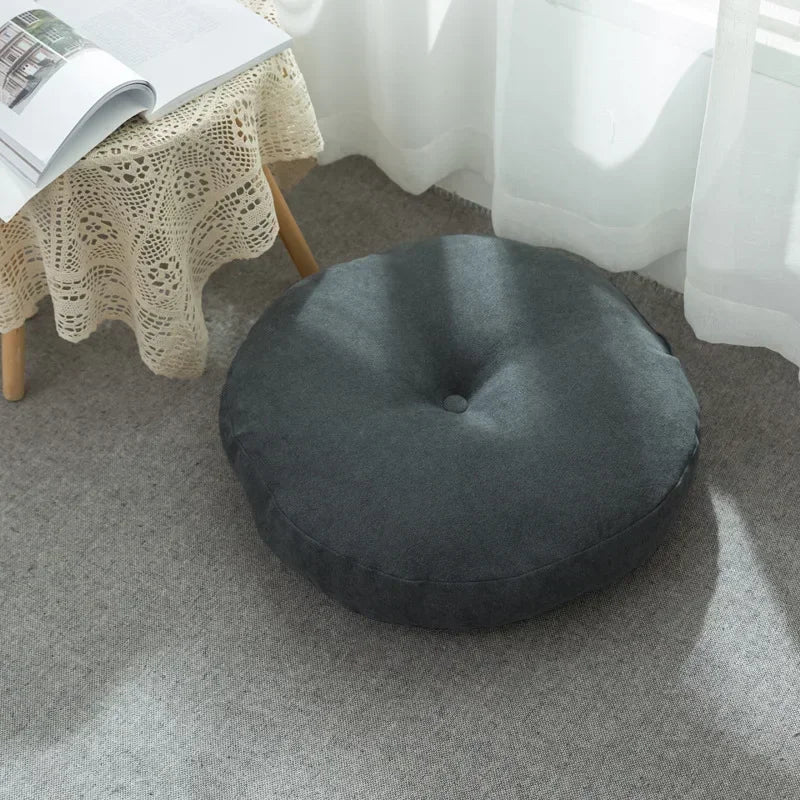 Japanese Style Futon Meditation Cushion Tatami Stuffed Yoga Mat  Floor Seat Cushion With Fillings Thicken Pouf Sofa  물방석