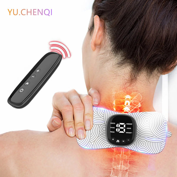 EMS Microcurrent Muscle Relief Patch w/ Heat Therapy & Low-Frequency Pulse - Soothe Post-Workout Pain, Relaxation