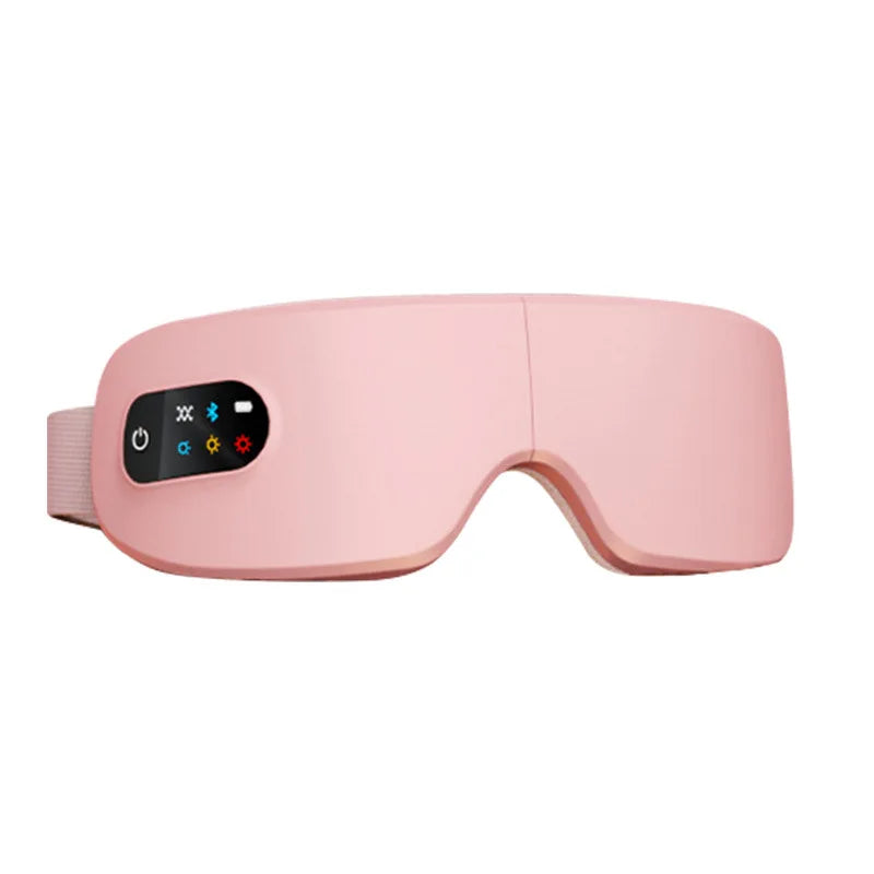 Eye Massager with Heat,Migraines Relief,  Vibration and Bluetooth Music, Smart Massage Eye Mask for Eye Strain, Improve Sleep