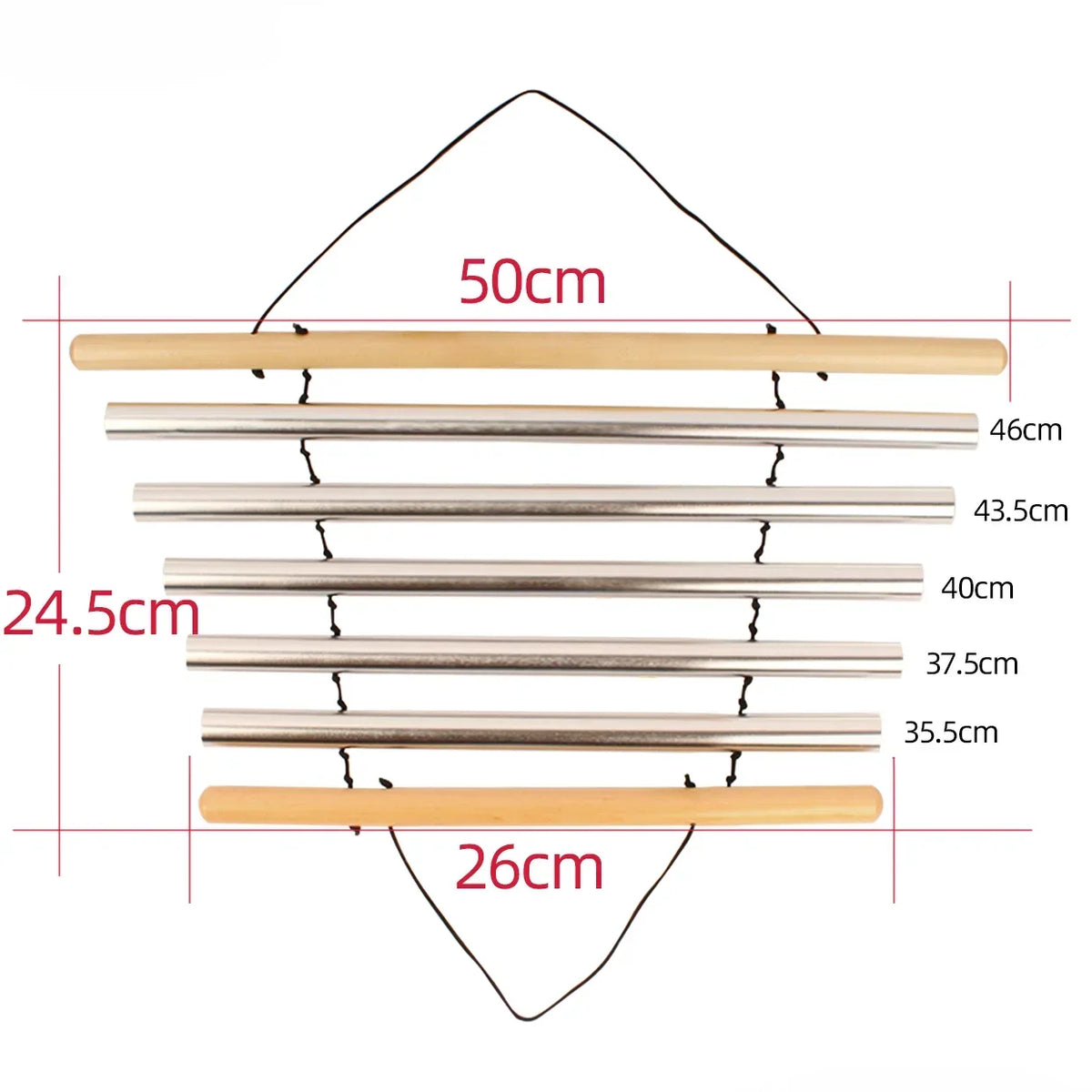 Handheld Wind Chime Sound Healing Bells Meditation Professional Percussion Instruments Tibetan Outdoor Landscape Wind Chimes