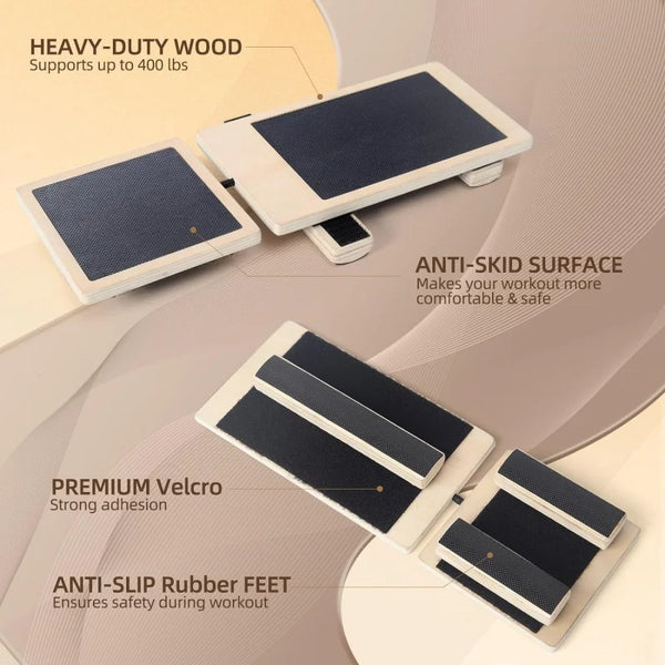 Single Foot Balance Board - Ankle Strengthener & Stability Trainer