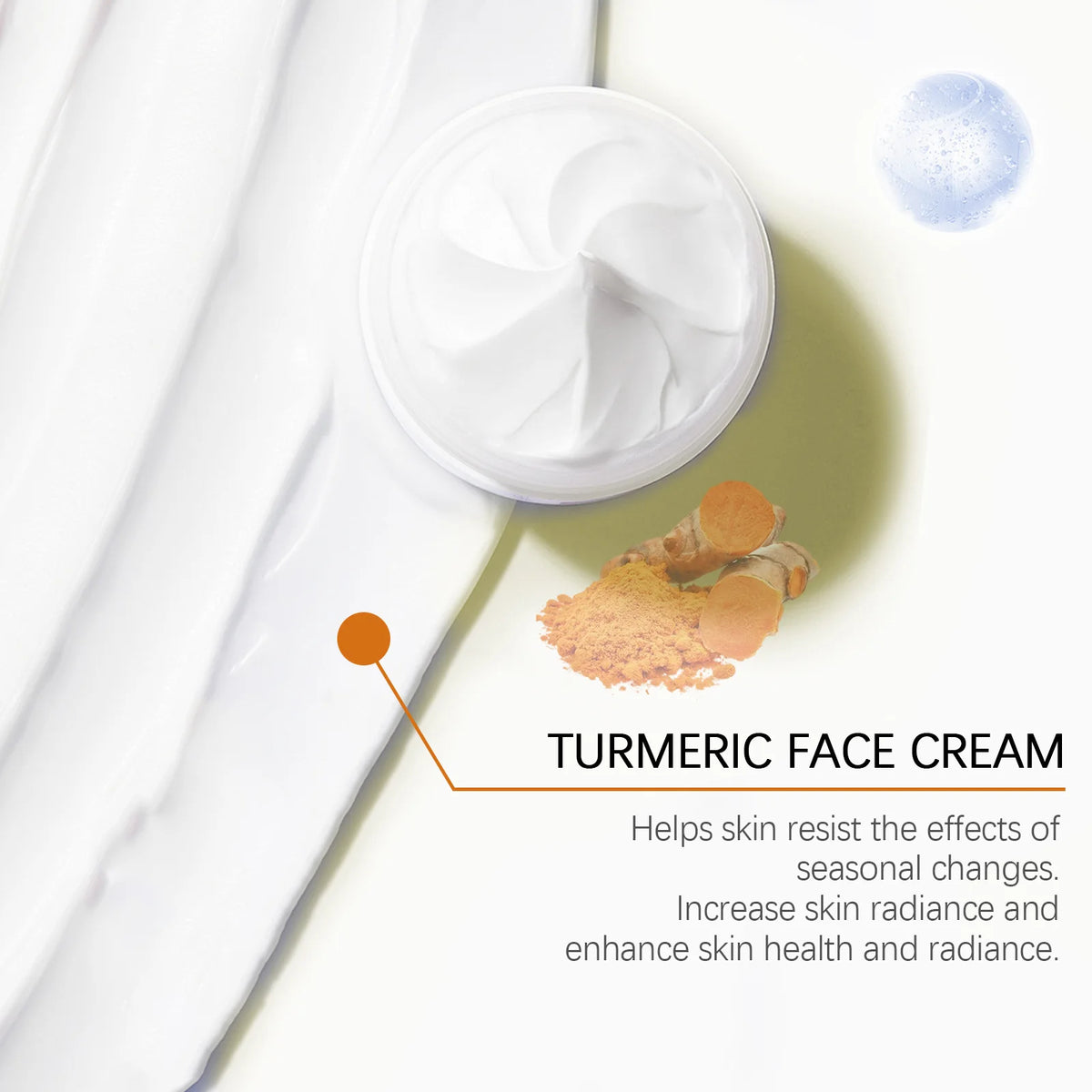 Retinol Natural Turmeric Vitamin C Whitening Face Cream Moisturizing Firming Hyaluronic Lightening Fade Fine Lines Skin Care