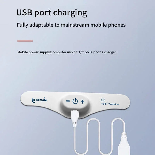 TENS Sleeping Aid Electric Massager Relieve Headache and Migraine Help Sleep Night Anxiety Therapy Relaxed Pressure Relief Tools