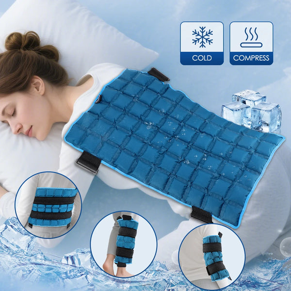 Reusable Big Ice Pack Cold Hot compress Self-Absorbing Water Back Pad for Shoulder Knee Joint Muscle Post-Operative Nursing Care