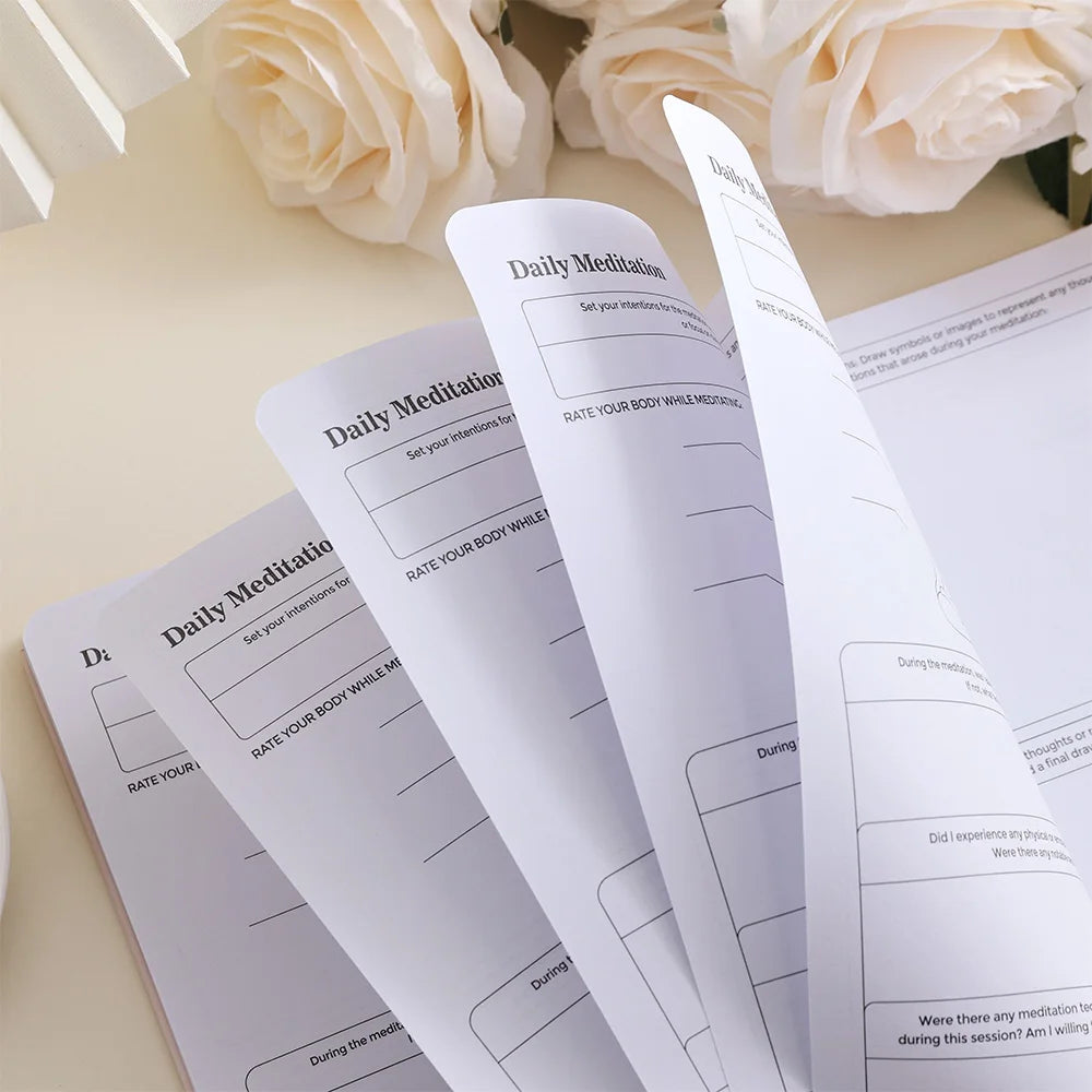 A5 Hardcover Meditation Journal - Spiritual Self-Discovery & Daily Reflection