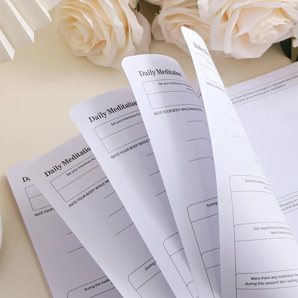 A5 Hardcover Meditation Journal - Spiritual Self-Discovery & Daily Reflection