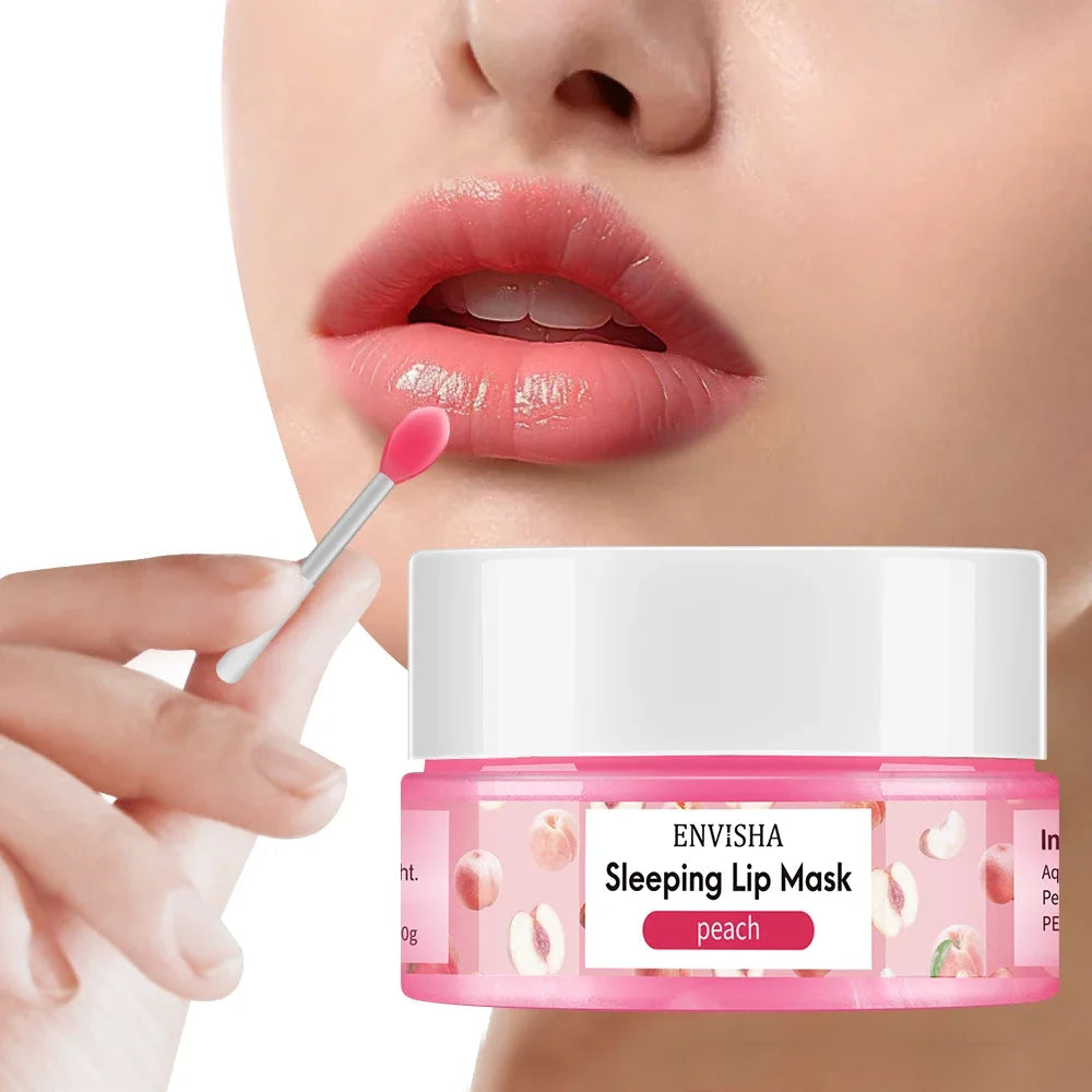 ENVISHA Lip Mask Sleeping Maintenance Moisturizing Fade Lines Nourishing Balm Skin Care Beauty Health Exfoliating Anti Drying