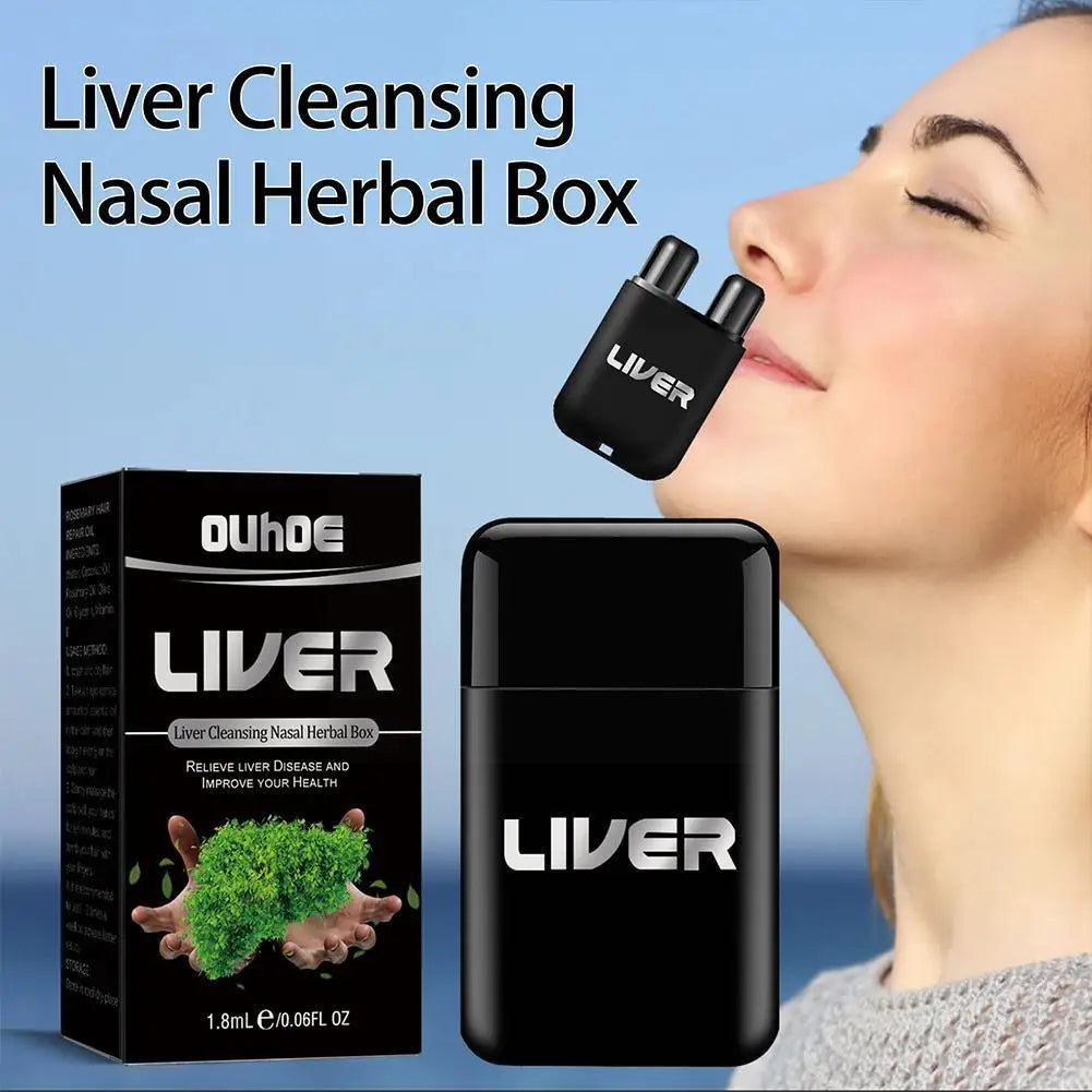 Herbal Liver Protection Cleansing Nasal Box Repair Nasal Blocked For Men And Female Relieve Nasal Congestion Beauty Health E3W1