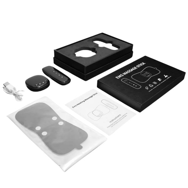 EMS Microcurrent Muscle Relief Patch w/ Heat Therapy & Low-Frequency Pulse - Soothe Post-Workout Pain, Relaxation