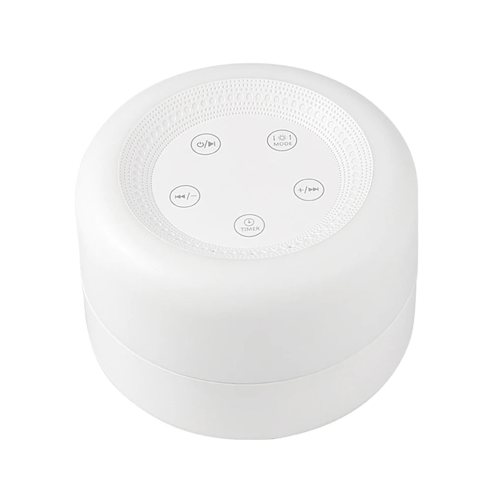 Soothing Sounds Sleep Machine with Night Light Sleeping Relaxation for Baby Portable Touch USB Rechargeable for Home Travel