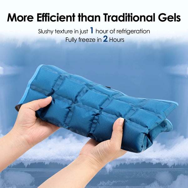 Reusable Big Ice Pack Cold Hot compress Self-Absorbing Water Back Pad for Shoulder Knee Joint Muscle Post-Operative Nursing Care
