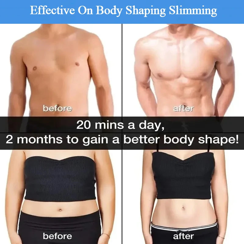 EMS Muscle Stimulator Smart Electric Fitness Abdominal Training Weight Loss Stickers Muscle Relax Body Slimming Shaping Massager