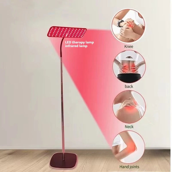 LED Red Light Therapy Panel Lamp for Facial Anti Aging Skin Care Beauty 216 LEDs Light Body Pain Relief Physical Therapy Tools