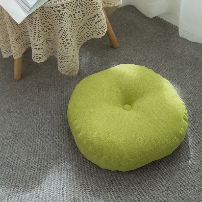 Japanese Style Futon Meditation Cushion Tatami Stuffed Yoga Mat  Floor Seat Cushion With Fillings Thicken Pouf Sofa  물방석