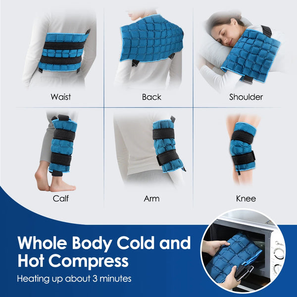 Reusable Big Ice Pack Cold Hot compress Self-Absorbing Water Back Pad for Shoulder Knee Joint Muscle Post-Operative Nursing Care