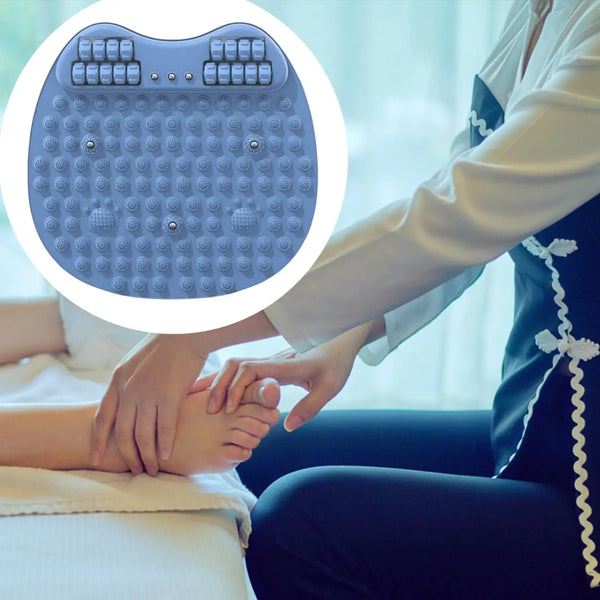 Foot Massage Roller Mat Acupressure Mat with Rollers Design Anti Slip Flexible