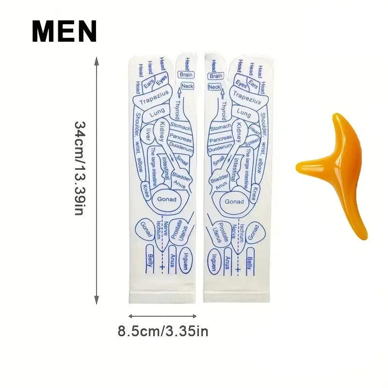 Massage Relieve Tired Feet Socks Acupressure Foot Massager Reflexology Socks Foot Point Tool Physiotherapy Sock Foot Care Tools