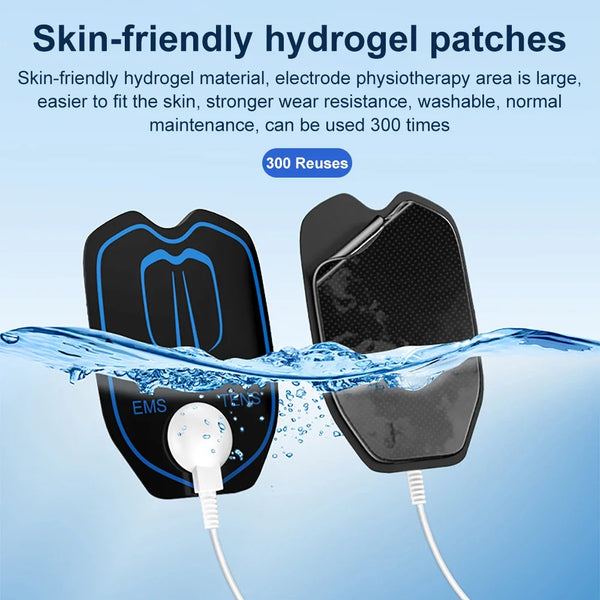 Muscle Stimulator 6-Mode Electric EMS Massage Digital Therapy Slimming Machine Electrostimulator Pulse Abdominal Body Massager