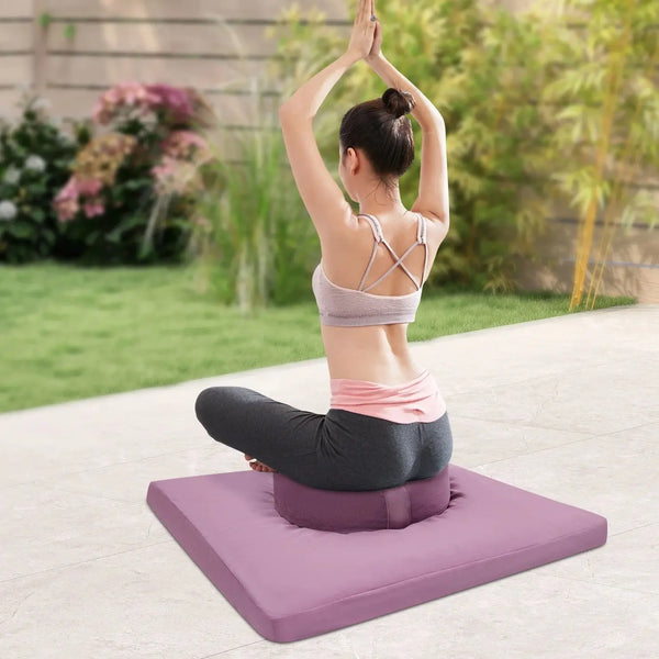 Round Square Meditation Cushions Meditation Yoga And Pilates Gymnastics Mat for Floor Seating Yoga Living Room Office