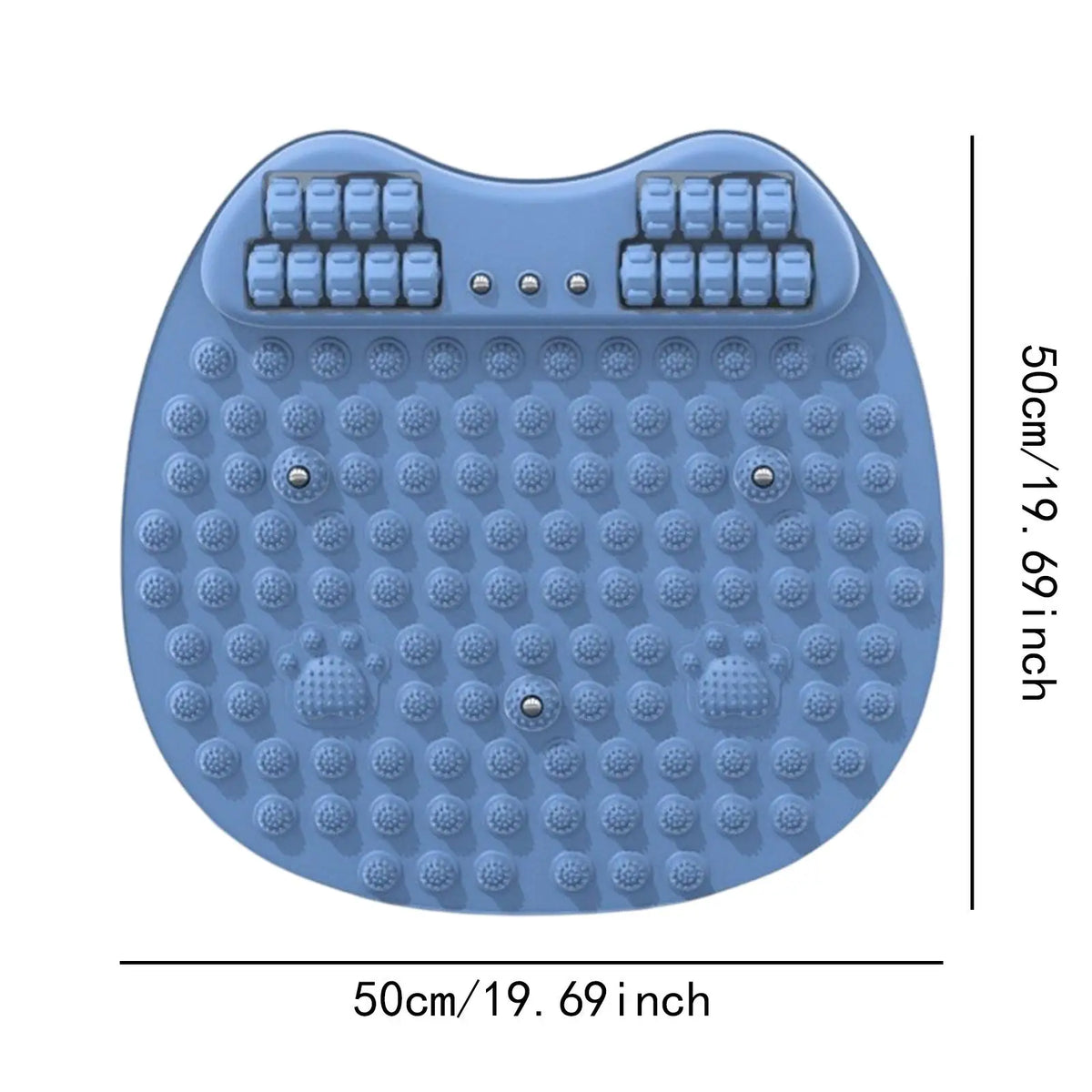Foot Massage Roller Mat Acupressure Mat with Rollers Design Anti Slip Flexible
