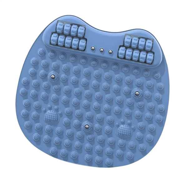 Foot Massage Roller Mat Acupressure Mat with Rollers Design Anti Slip Flexible