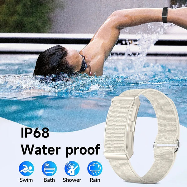 Health Smart Bracelet for Couples Heart Rate Monitor Activity Fitness Tracker Men Women Sports Waterproof Wristbands NO Screen