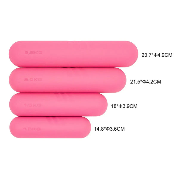 Hand Weight 1-2.5 Kg Dumbbell Home Gym Exercise Hand Weight Fitness Silicone Cast Iron Weight Lifting Dumbbell