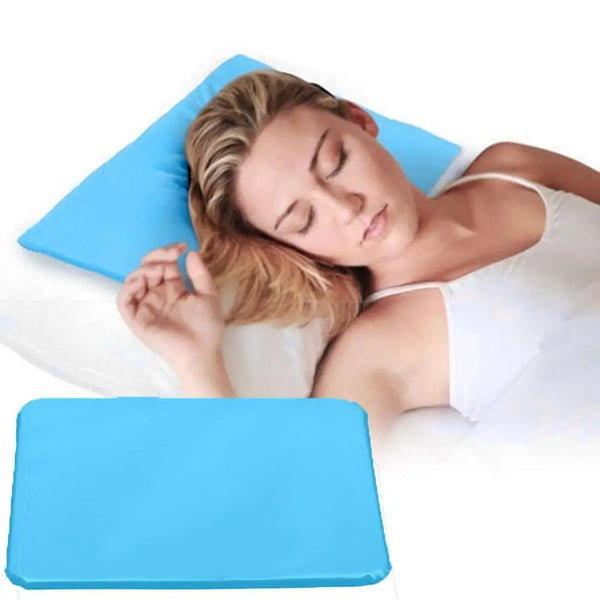 Summer Ice Cold Pillow Massager Therapy Insert Pillow Chillow Sleeping Aid Cooling Gel Pillow Chilled Sleeping Comfortable Mat