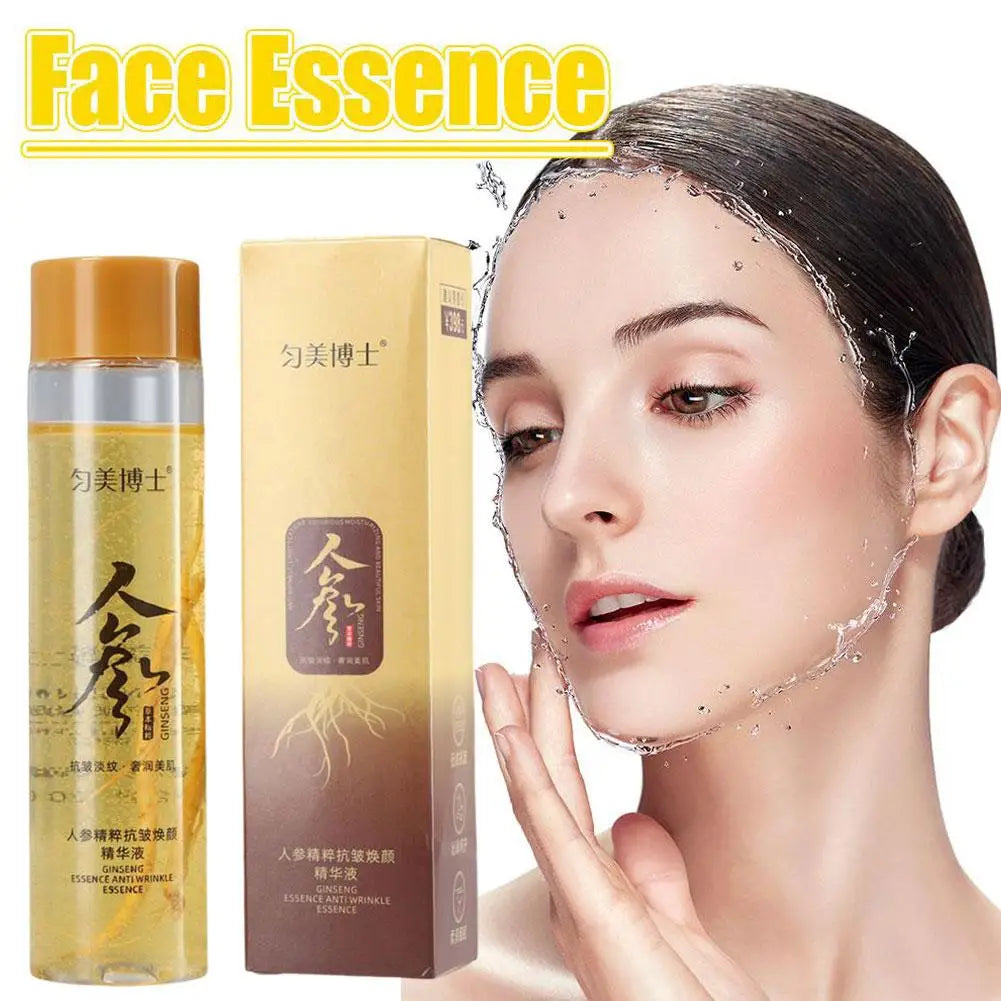 Ginseng Essence Golden Ginseng Extract Liquid Essences Hyaluronic Acid Nicotinamide Facial Essence Moisturizing Serum Skin Care