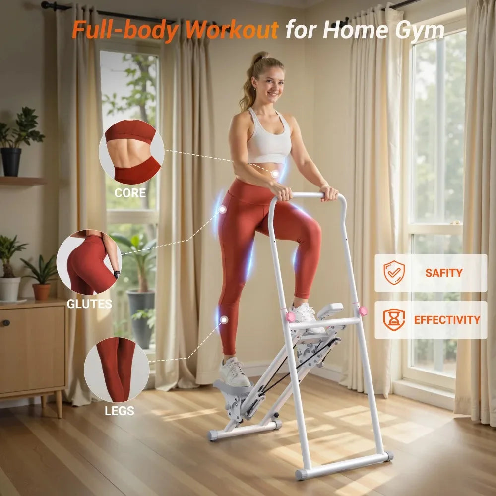Full-Body Workout Elite Stair Stepper for Home Gym Exercise New Version Vertical Climber Machine Compact Folding Cardio Stepper