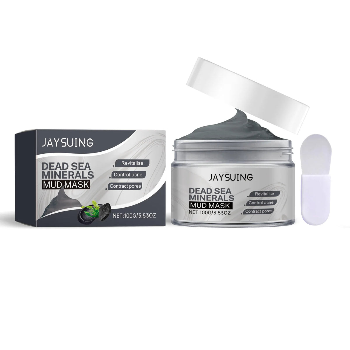 Face Cleansing Clay Mask Green Tea Turmeric Shrink Pore Blackhead Remover Exfoliating Moisturizing Oil Control Dead Sea Mud Mask