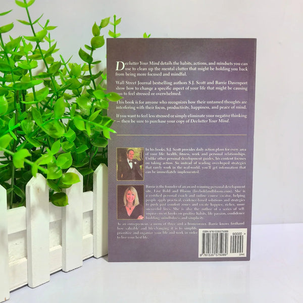 Declutter Your Mind How to Stop Worrying, Relieve Anxiety and Eliminate Negative Thinking Book Paperback