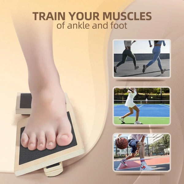 Single Foot Balance Board - Ankle Strengthener & Stability Trainer
