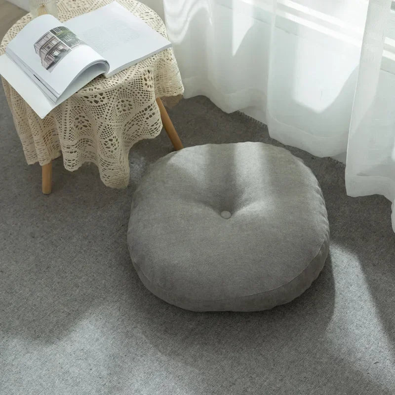 Japanese Style Futon Meditation Cushion Tatami Stuffed Yoga Mat  Floor Seat Cushion With Fillings Thicken Pouf Sofa  물방석