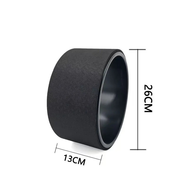 Yoga Wheel Premium Yoga Roller Back Stretcher Home Fitness equipment for Deep Tissue Massage, Improving Yoga Poses Backbend